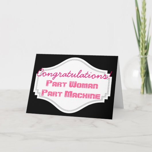 女性膝置換空白のえ:カード カード (正面)