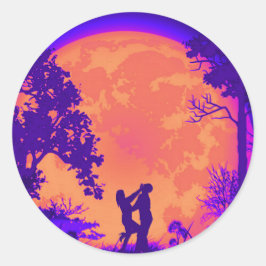 女性膝防衛クラフマガ武術アーツステッカー ラウンドシール