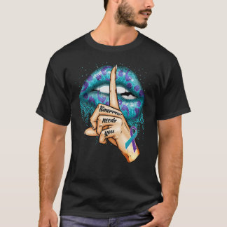 女性自殺防止認識度明日のニーズ Tシャツ