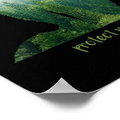 女性自然保護環境保護 ポスター (角)