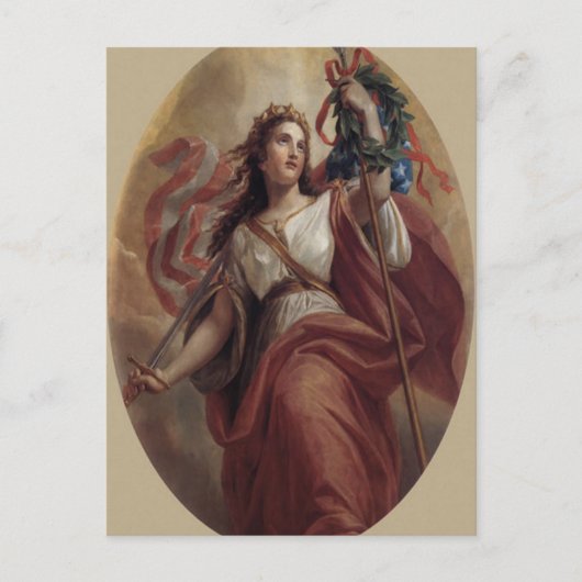 女性自由はがき ポストカード (正面)