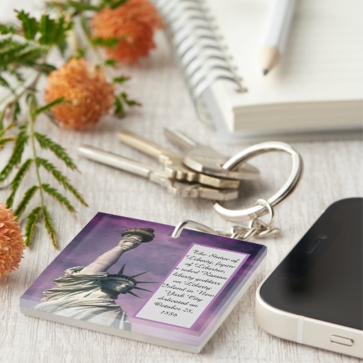 女性自由NY キーホルダー (正面右)