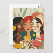 女性花園 ポストカード (正面/裏面)