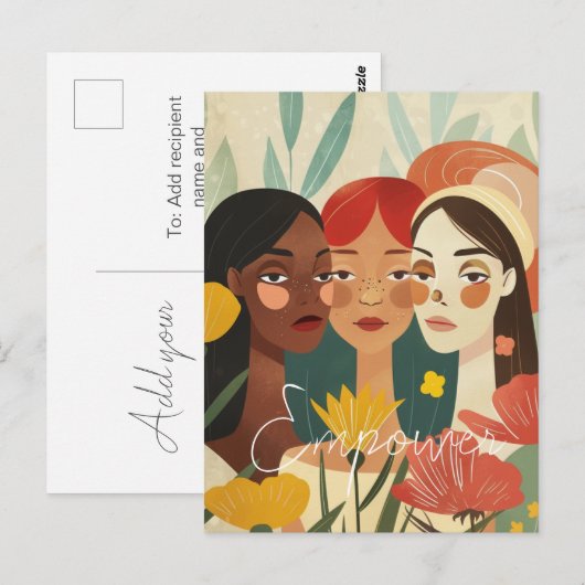 女性花園 ポストカード (正面/裏面)