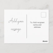 女性花園 ポストカード (裏面)