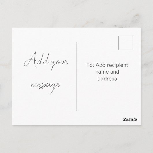 女性花園 ポストカード (裏面)