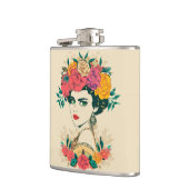 女性花 フラスク (左)