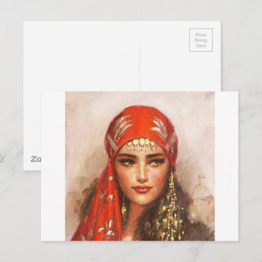 女性芸術 ポストカード (正面/裏面)