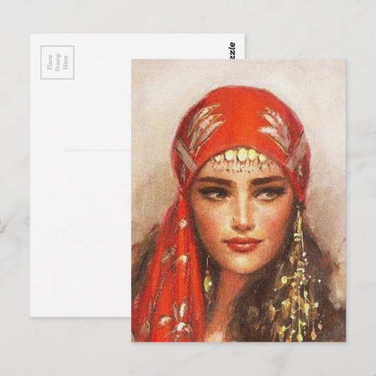 女性芸術 ポストカード (正面/裏面)