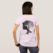 女性芸術 Tシャツ (裏面フル)