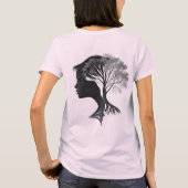 女性芸術 Tシャツ (裏面)