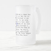 女性薬剤師ストーリーARtギフト笑わされる-- フロストグラスビールジョッキ (正面右)