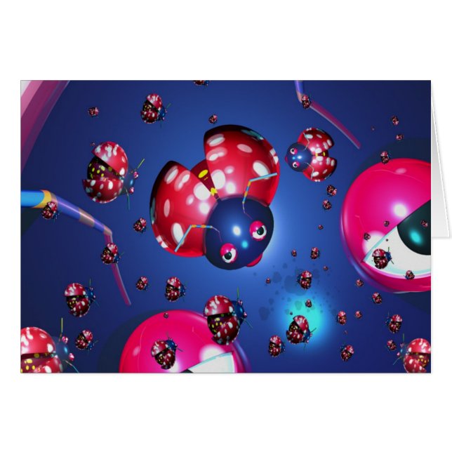 女性虫カード (正面横)