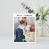 女性裁縫バイベルザモリソト シーズンポストカード (スタンド正面)