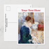 女性裁縫バイベルザモリソト シーズンポストカード (正面/裏面)