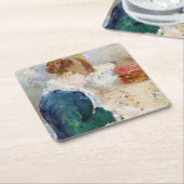 女性裁縫、ベルザモリソト スクエアペーパーコースター (アングル)