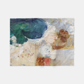 女性裁縫、ベルザモリソト フリースブランケット (正面(横))