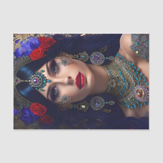 女性装飾ティッシュペーパー 薄葉紙 (正面)