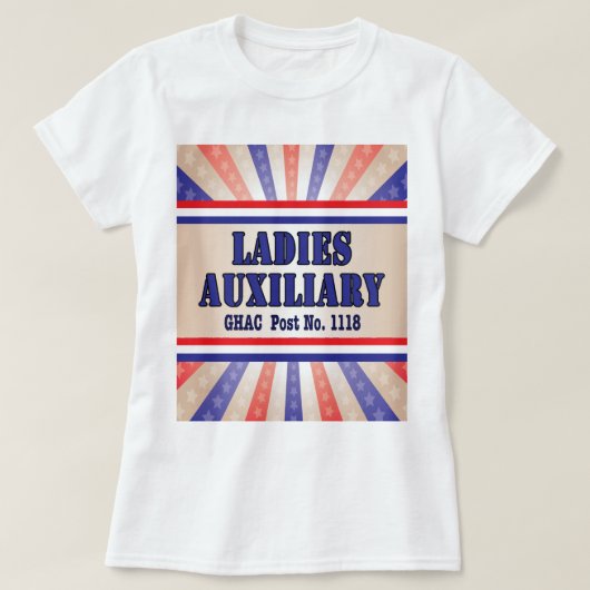 女性補助者のTシャツ Tシャツ (デザイン正面)