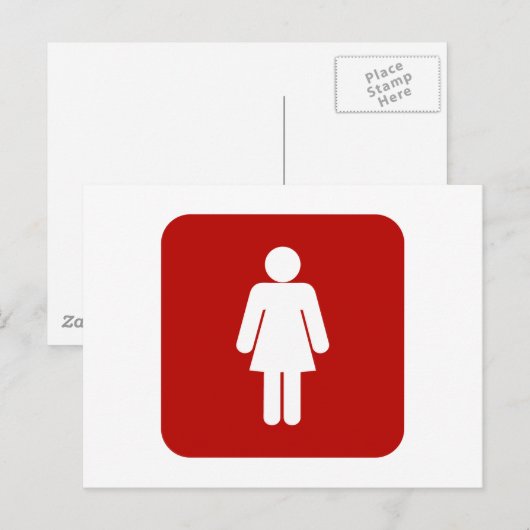 女性記号 ポストカード (正面/裏面)