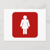 女性記号 ポストカード (正面)
