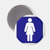 女性記号 マグネット (正面/裏面)