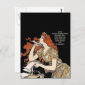 女性記者の席 ポストカード (正面/裏面)