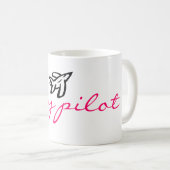 女性試験マグ コーヒーマグカップ (正面右)