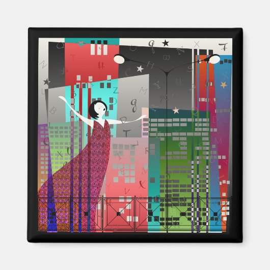 女性詩 マグネット (正面)