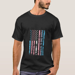 女性誇りを持ったパパ退役軍人トランスジェンダーパパSupo Tシャツ