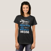 女性誇りを持った賞与ママ義母ママ Tシャツ (正面フル)