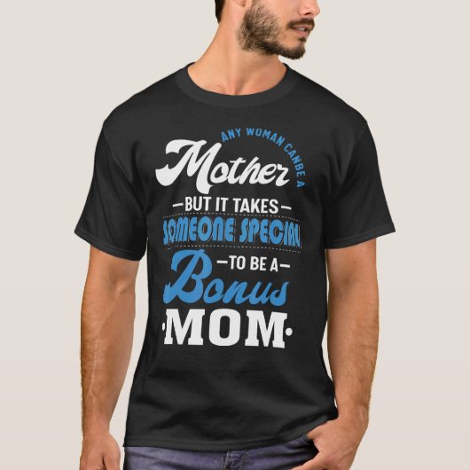 女性誇りを持った賞与ママ義母ママ Tシャツ (正面)