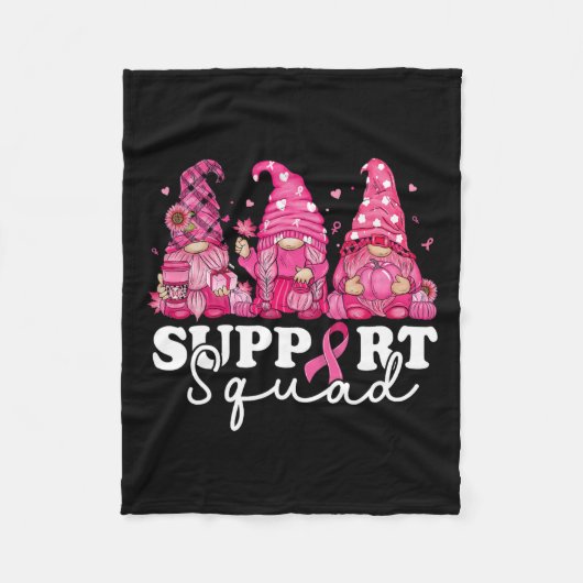 女性認識度支援班のがん格言 フリースブランケット (正面)