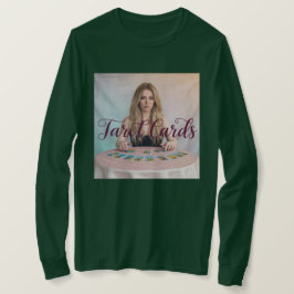 女性読のタロットカードTシャツ Tシャツ