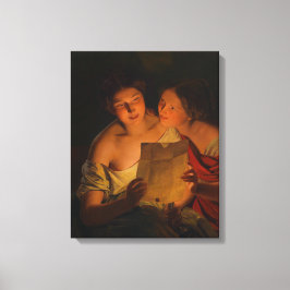 女性読のラブレター（Waldmuker著） キャンバスプリント