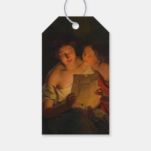 女性読のラブレター（Waldmuker著） ギフトタグ (正面)