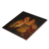 女性読のラブレター（Waldmuker著） タイル (側面)