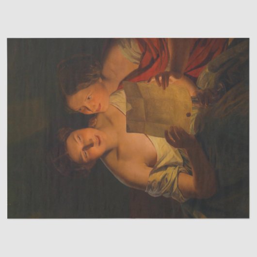 女性読のラブレター（Waldmuker著） 薄葉紙 (正面)