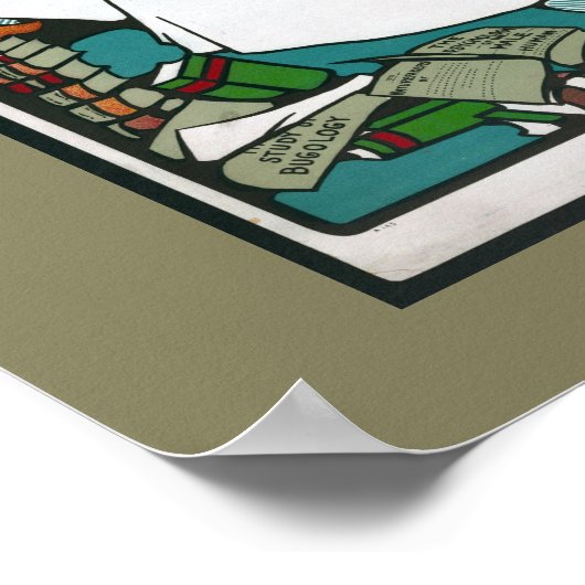 女性読の ポスター (角)