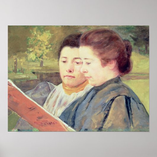 女性読の ポスター (正面)