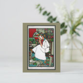 女性読の ポストカード (スタンド正面)