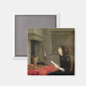 女性読ズ, c.1662 マグネット (正面/裏面)