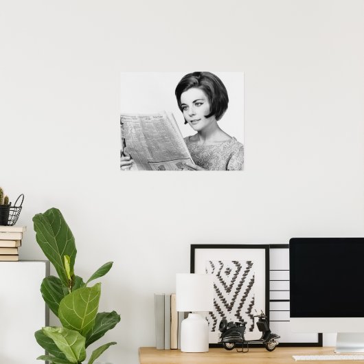 女性読新聞 ポスター (ホームオフィス)