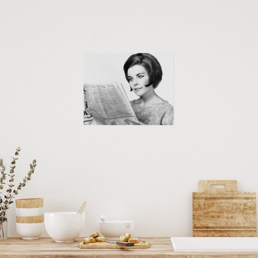 女性読新聞 ポスター (キッチン)