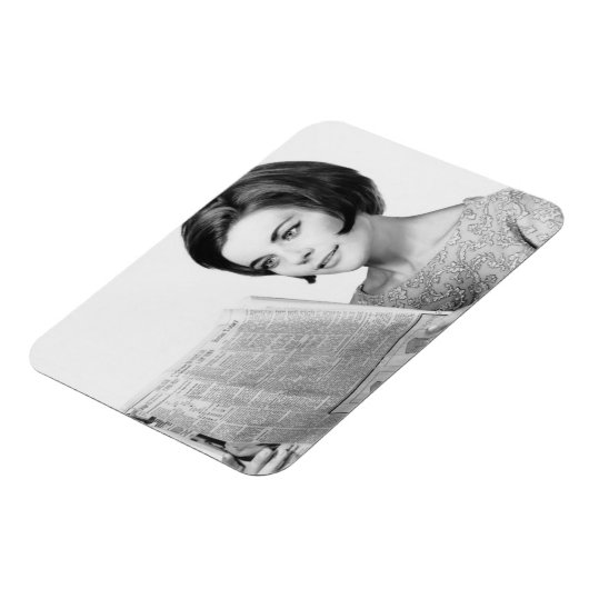 女性読新聞 マグネット (左側)