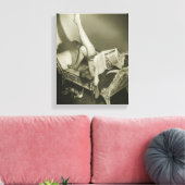 女性読雑誌 キャンバスプリント (インサイチュ (リビング))