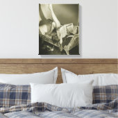 女性読雑誌 キャンバスプリント (インサイチュ (寝室))