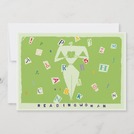 女性読7時間365日 招待状 (正面)