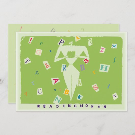 女性読7時間365日 招待状 (正面/裏面)