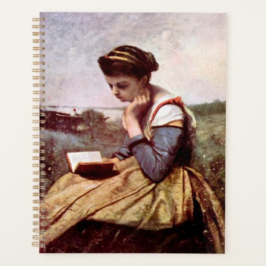 女性読: Jean-Baptiste Camille Corot著 プランナー手帳 (正面)